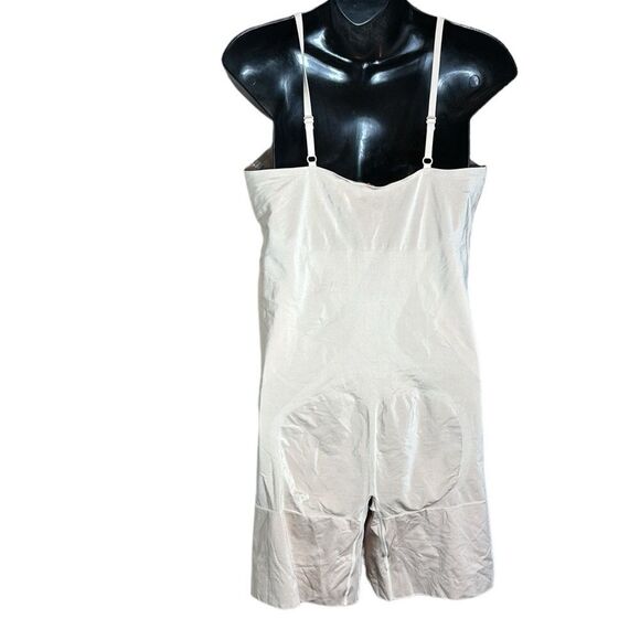 Spanx plus size oncore mid thigh body shaper ps1715 nude 3x - Picture 4 of 6